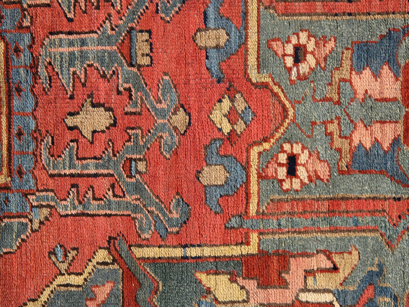 Antique heriz Carpet - # 52883