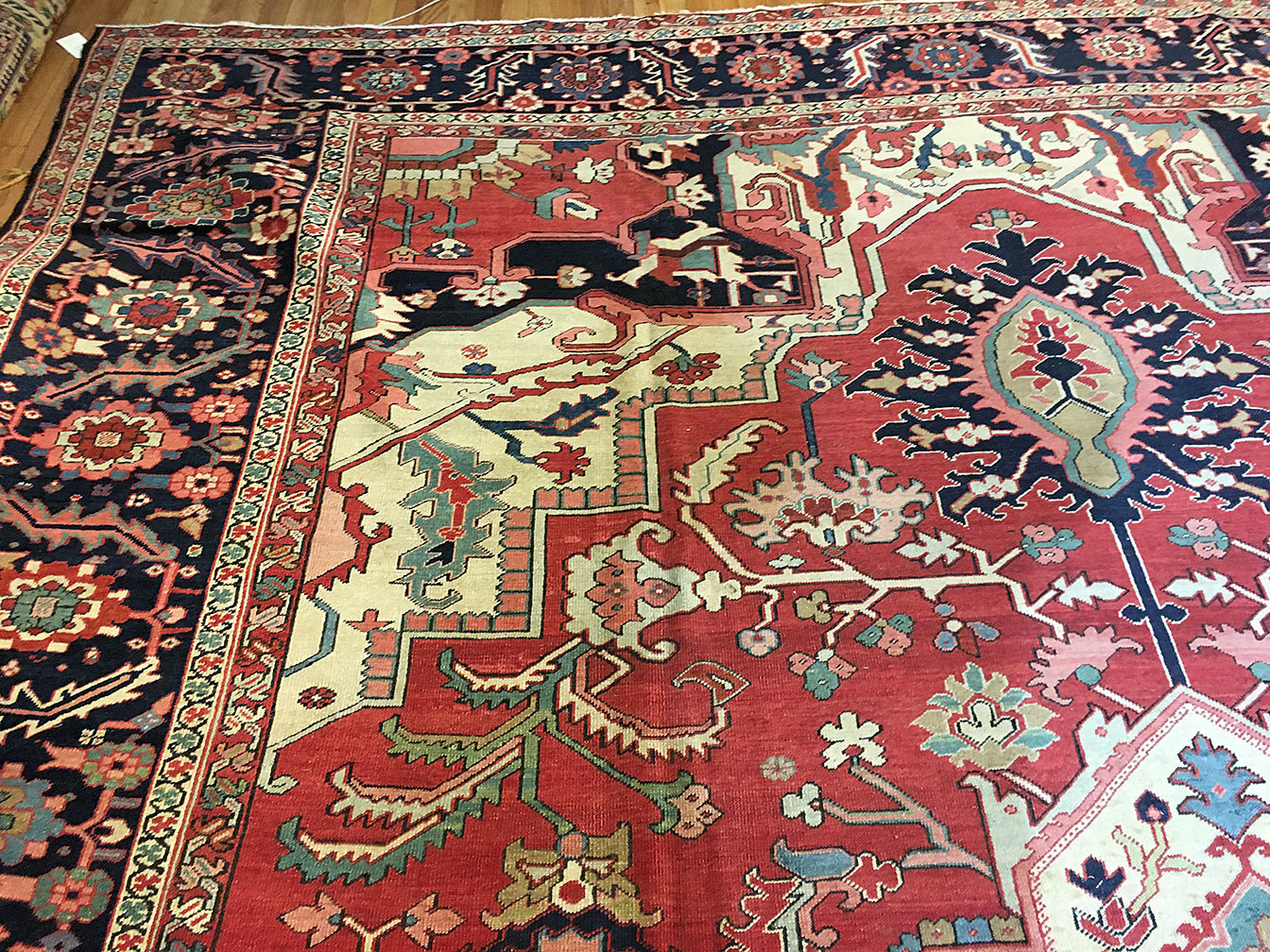 Antique heriz Carpet - # 52937