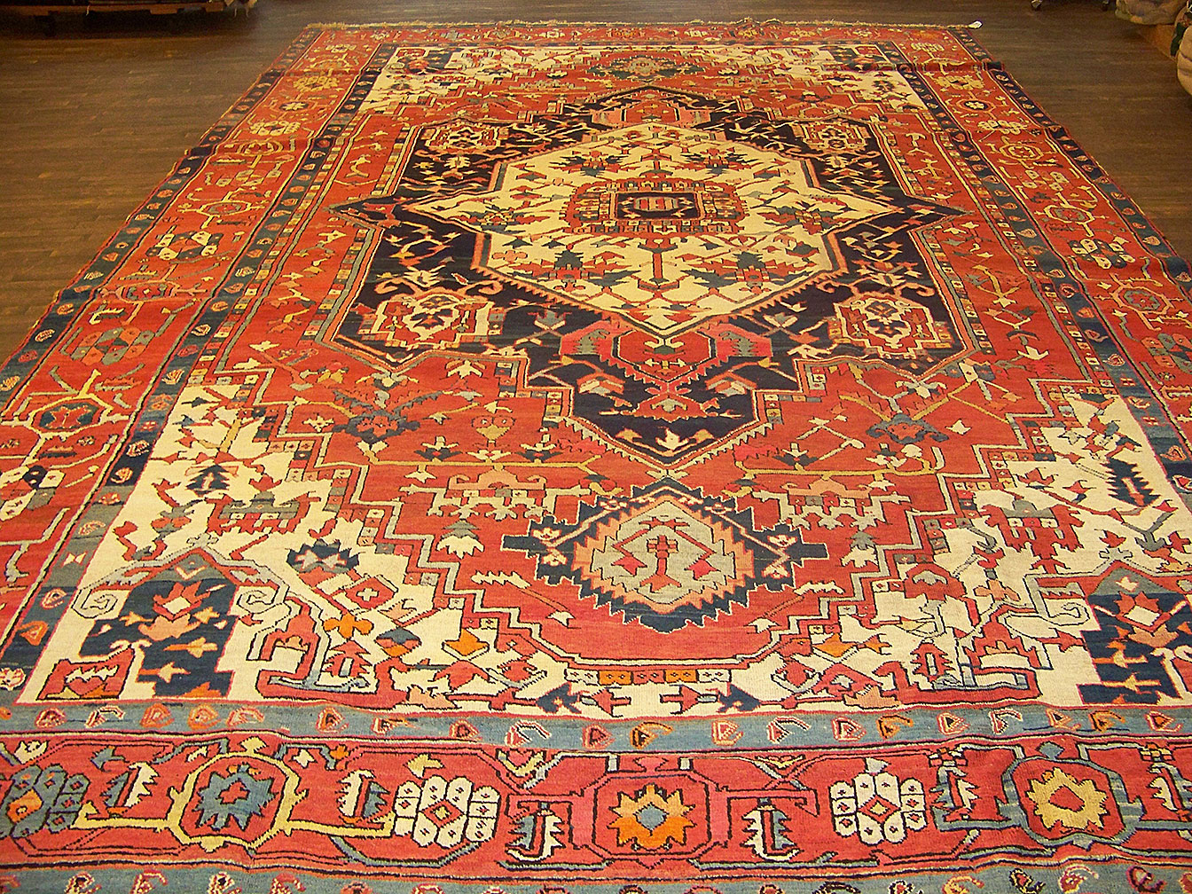 Antique heriz Carpet - # 52959