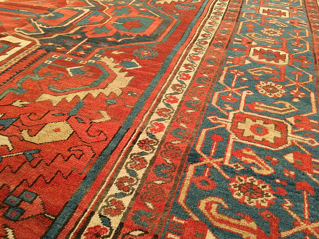 Antique heriz Carpet - # 52967