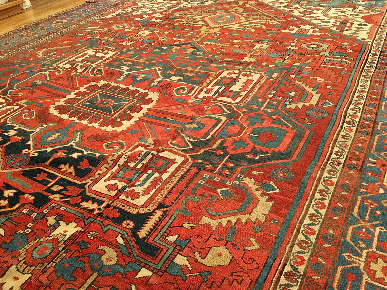 Antique heriz Carpet - # 52967