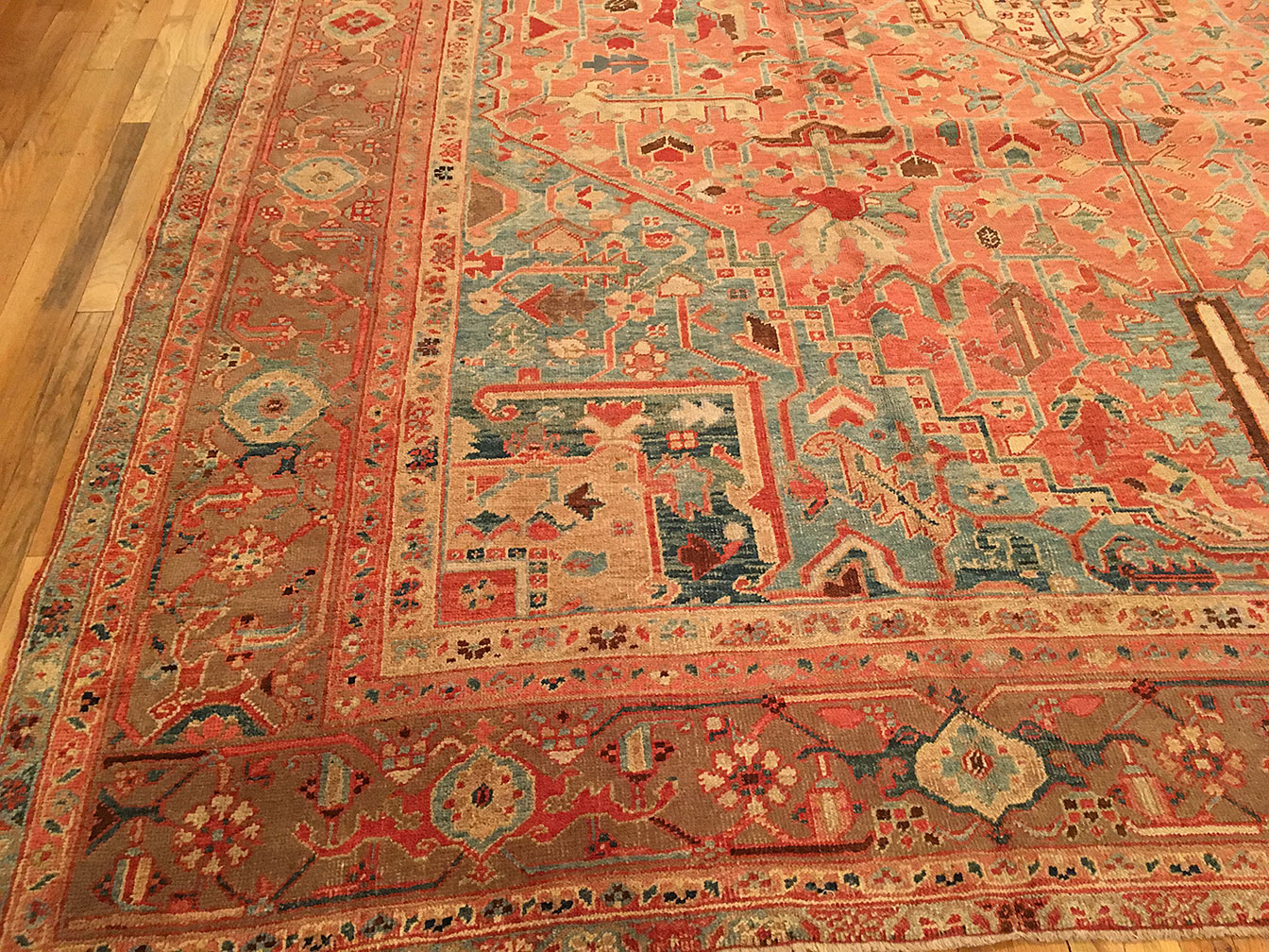 Antique heriz Carpet - # 52968