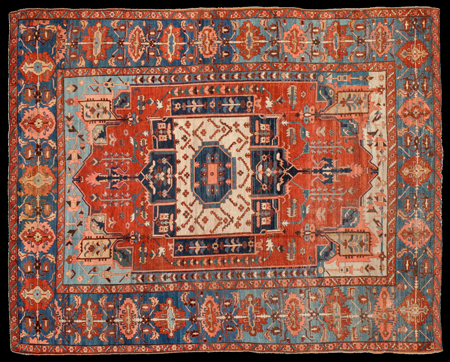 Antique heriz Carpet - # 53011