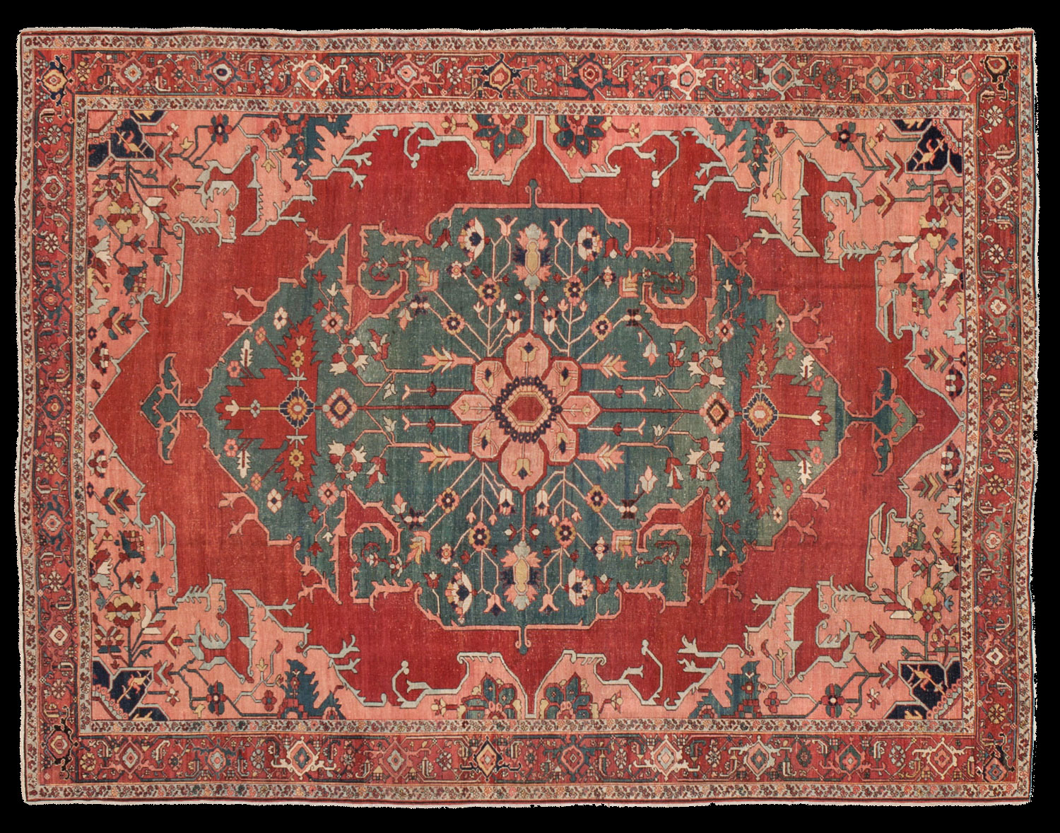 Antique heriz Carpet - # 53018