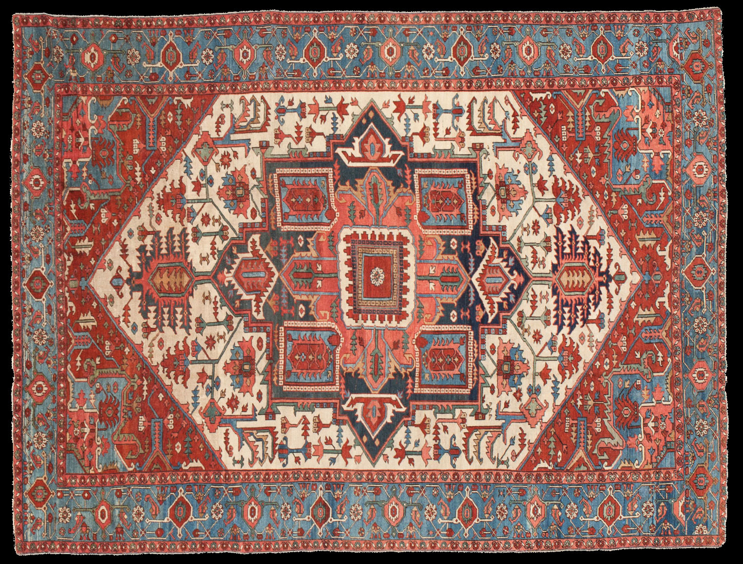 Antique heriz Carpet - # 53022