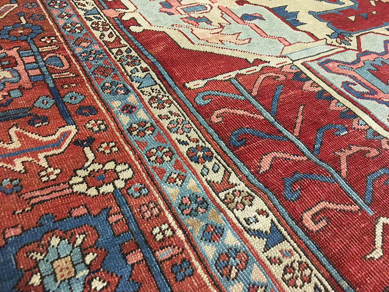Antique heriz Carpet - # 53199