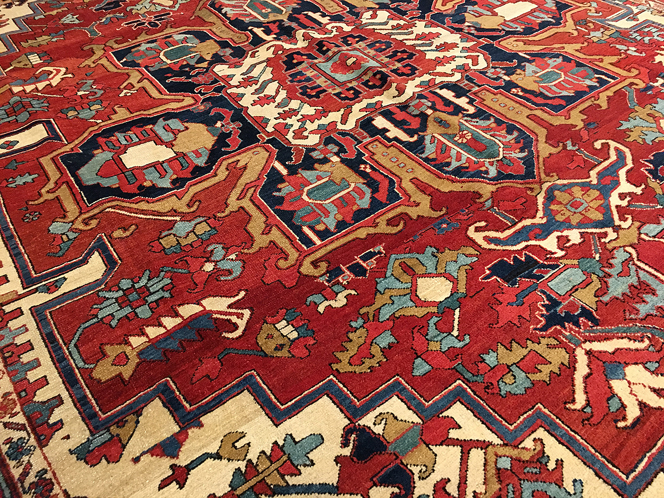 Antique heriz Carpet - # 53200