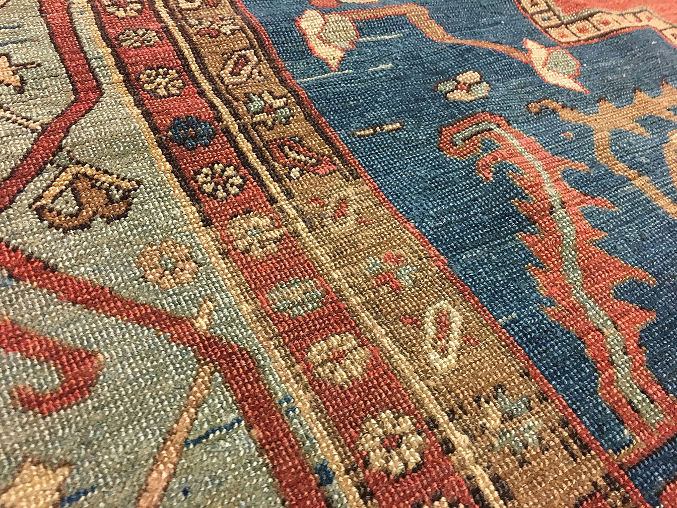 Antique heriz Carpet - # 53378