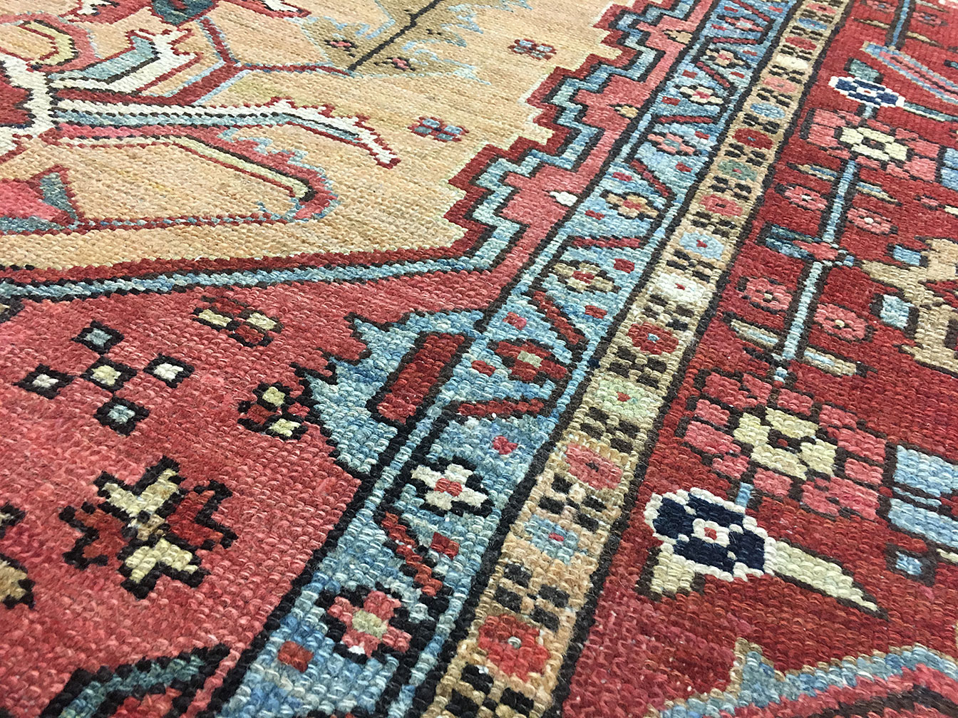 Antique heriz Carpet - # 53379