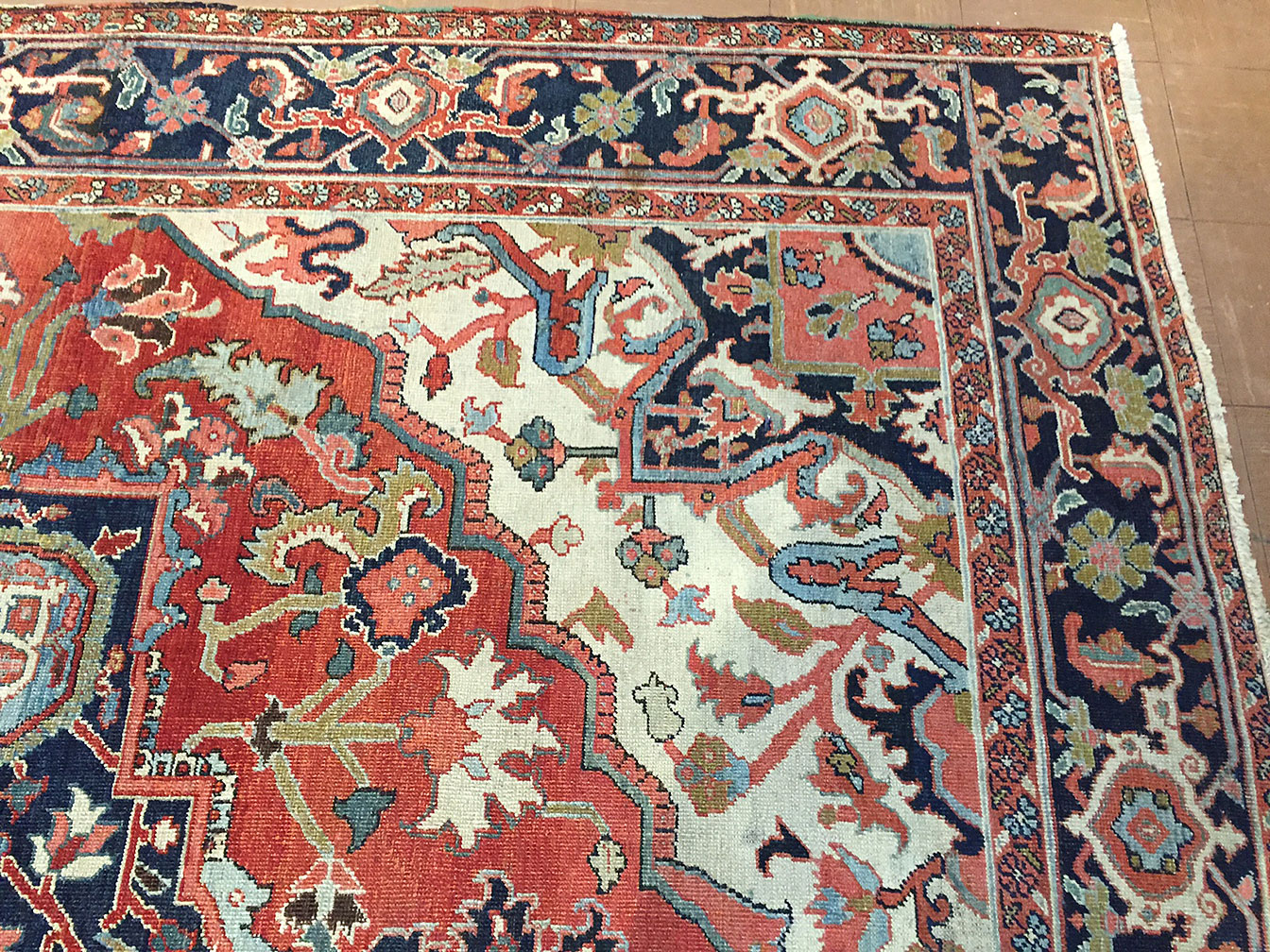 Antique heriz Carpet - # 53409
