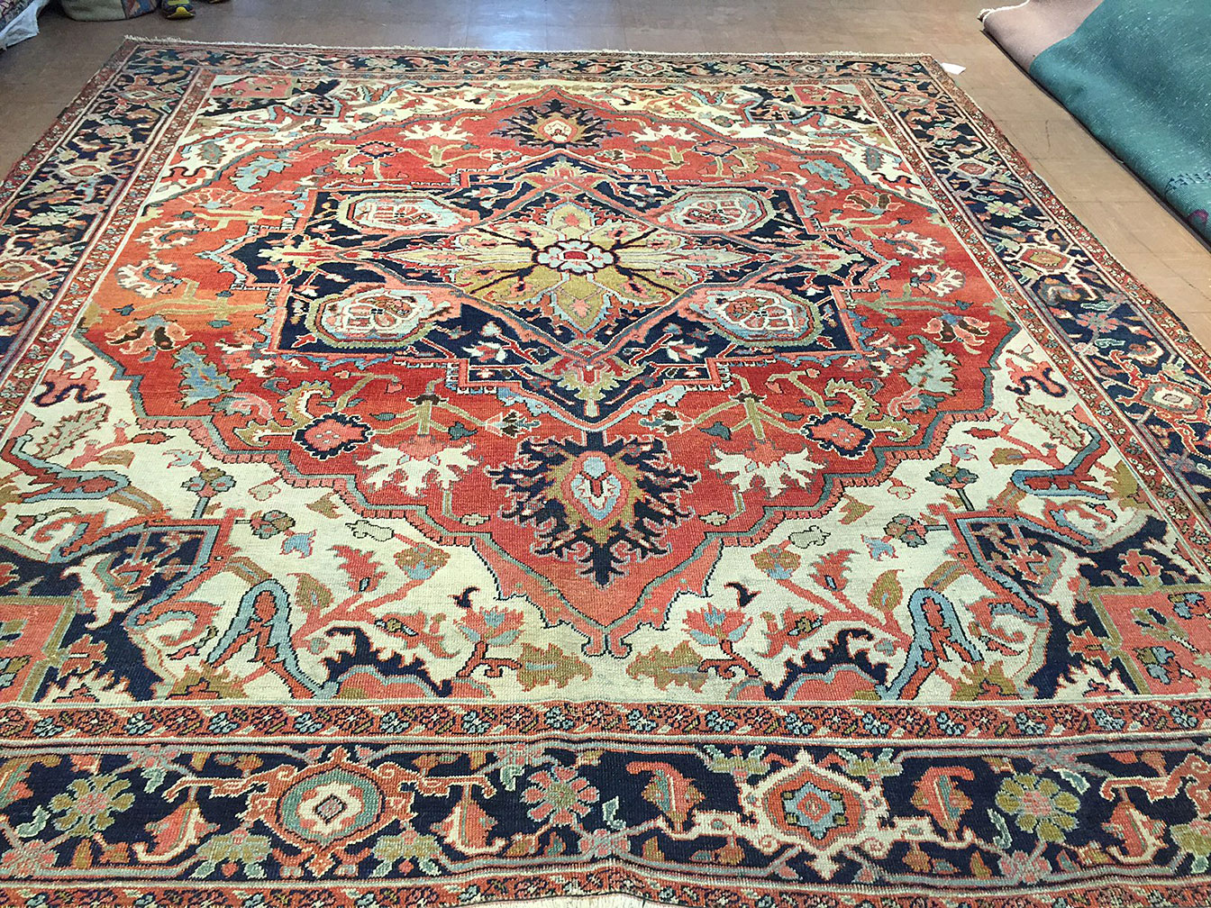 Antique heriz Carpet - # 53409