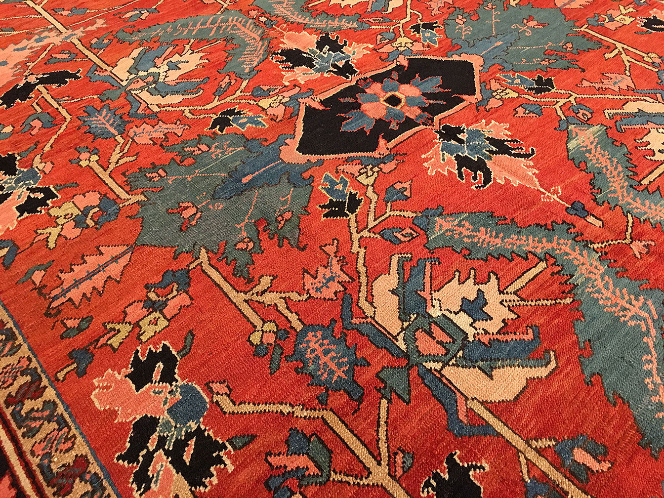 Antique heriz Carpet - # 53460