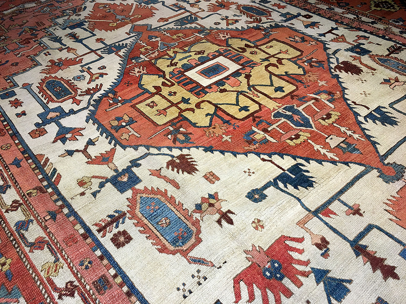 Antique heriz Carpet - # 53463