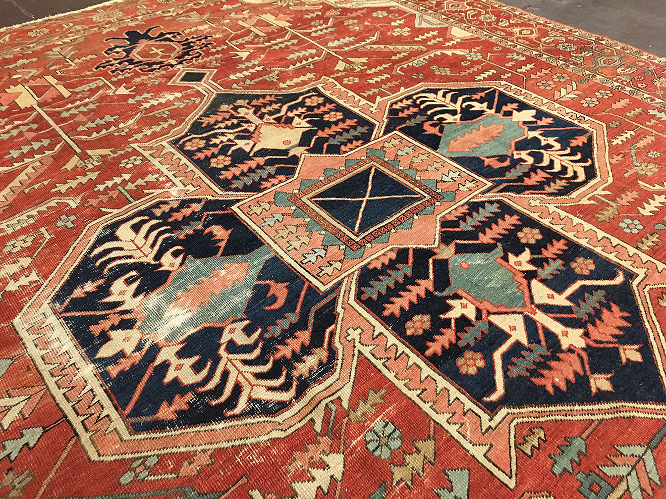 Antique heriz Carpet - # 53464