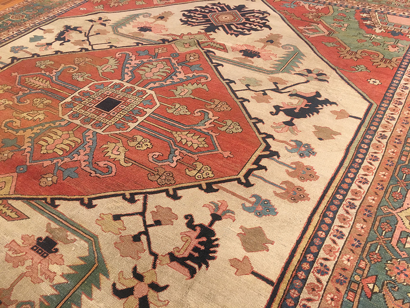 Antique heriz Carpet - # 53465