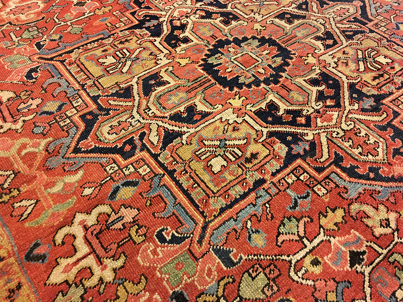 Antique heriz Carpet - # 53507