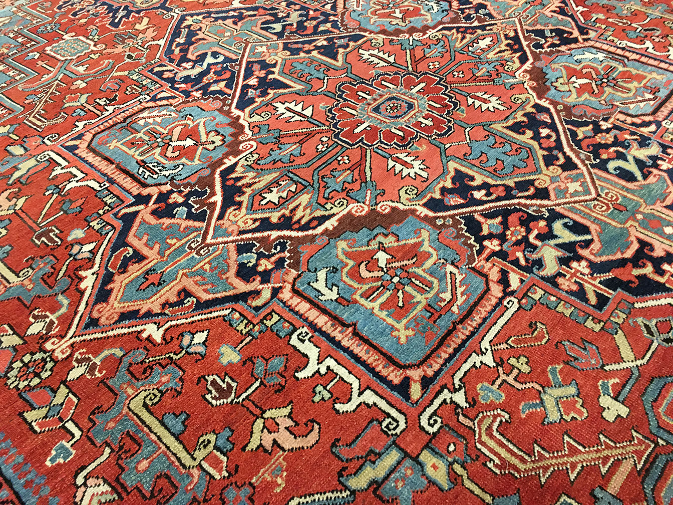 Antique heriz Carpet - # 53508