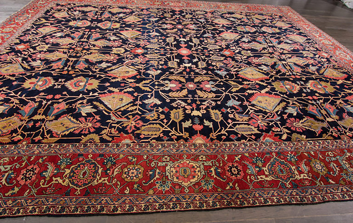 Antique heriz Carpet - # 53581
