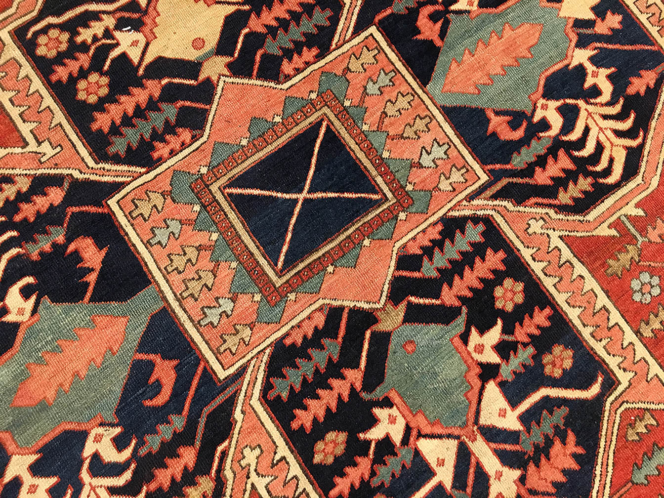 Antique heriz Carpet - # 53604