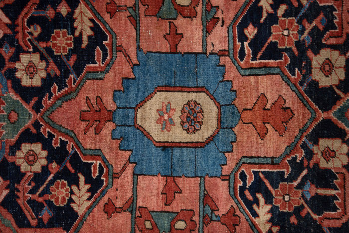 Antique heriz Carpet - # 53619