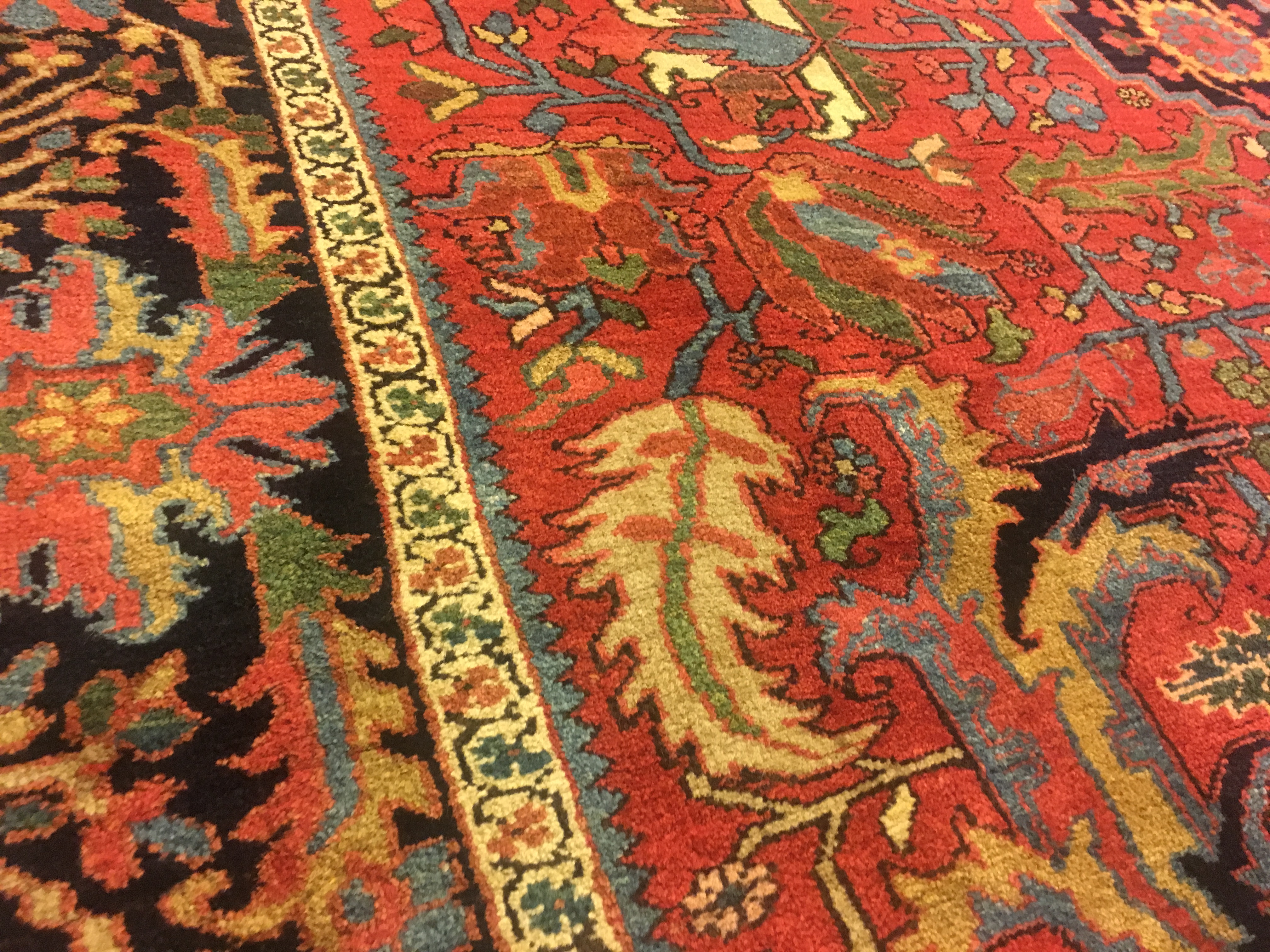 Antique heriz Carpet - # 53877