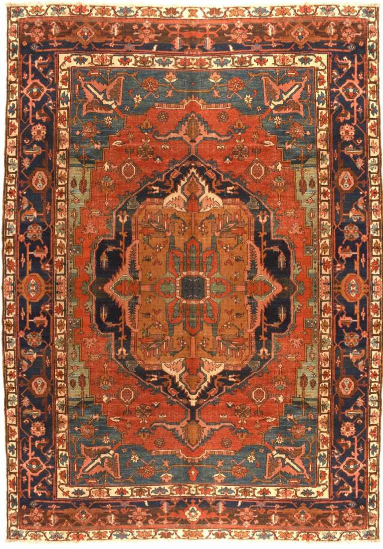 Antique heriz Carpet - # 54014