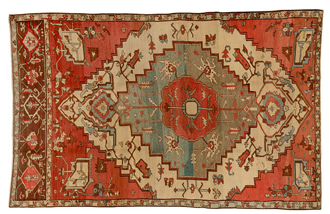 Antique heriz Carpet - # 54033