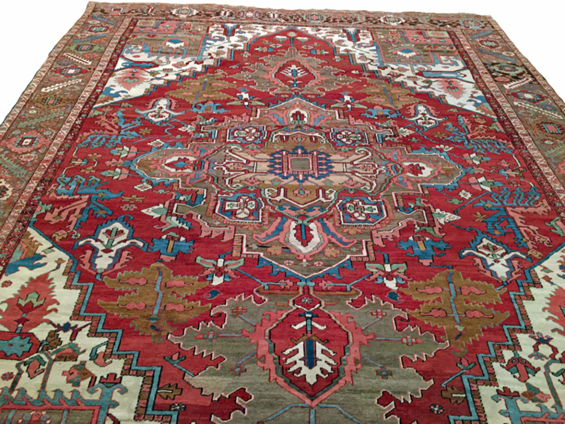 Antique heriz Carpet - # 54112