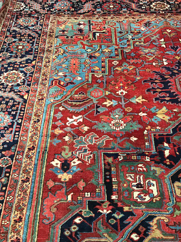 Antique heriz Carpet - # 54295