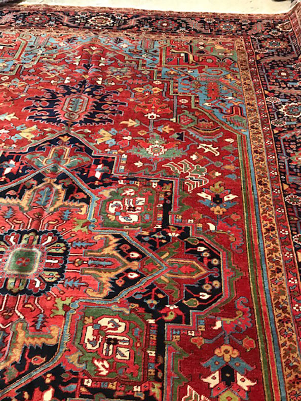Antique heriz Carpet - # 54295