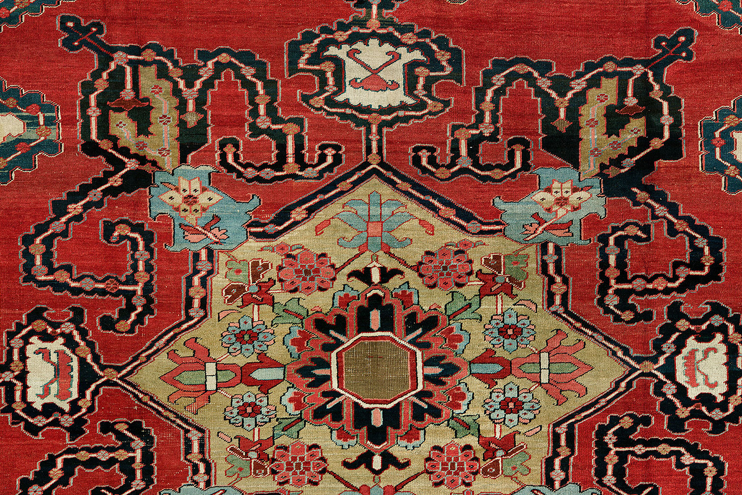 Antique heriz Carpet - # 54311