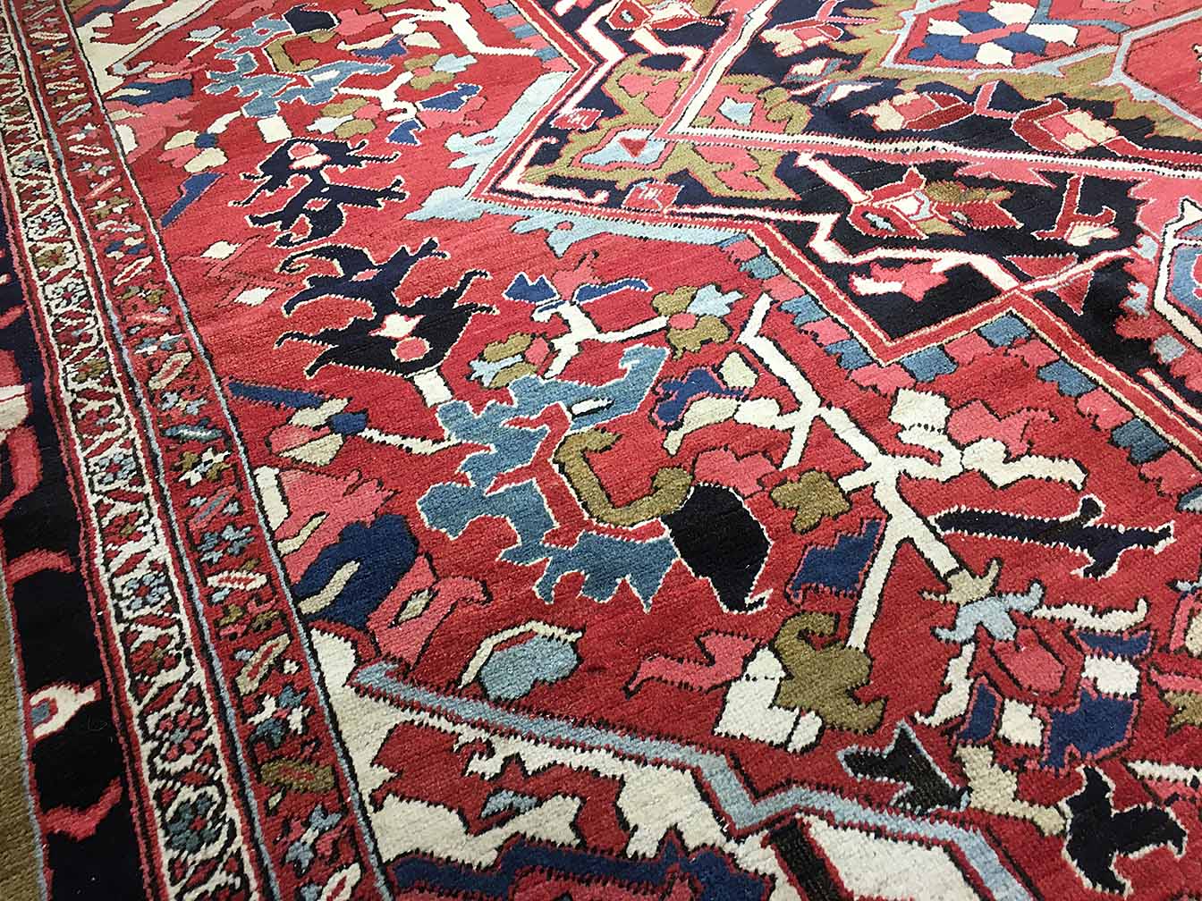 Antique heriz Carpet - # 54325