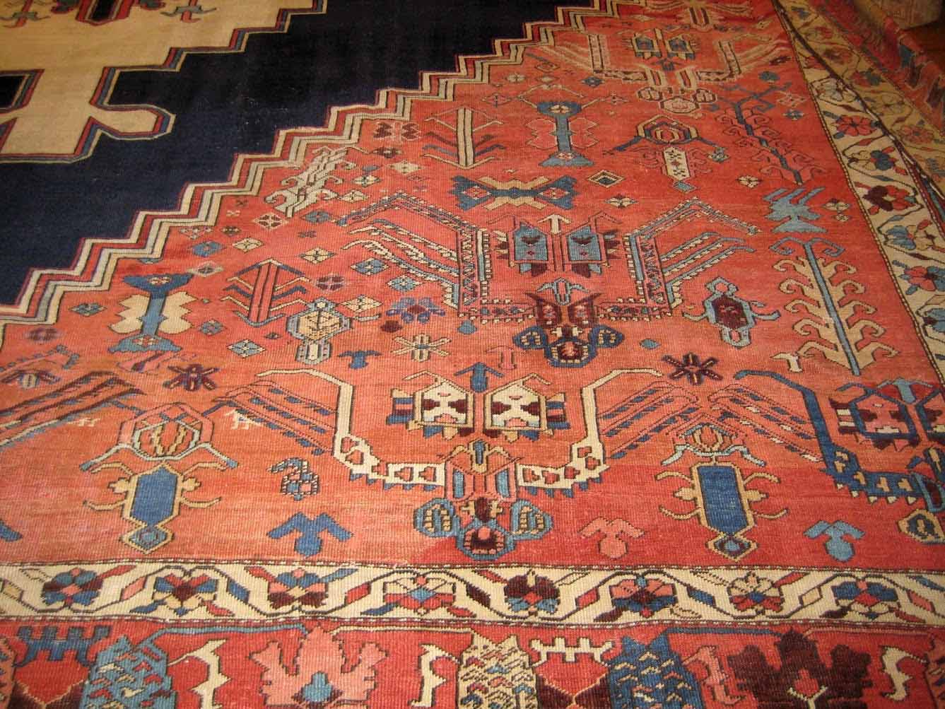 Antique heriz Carpet - # 54331