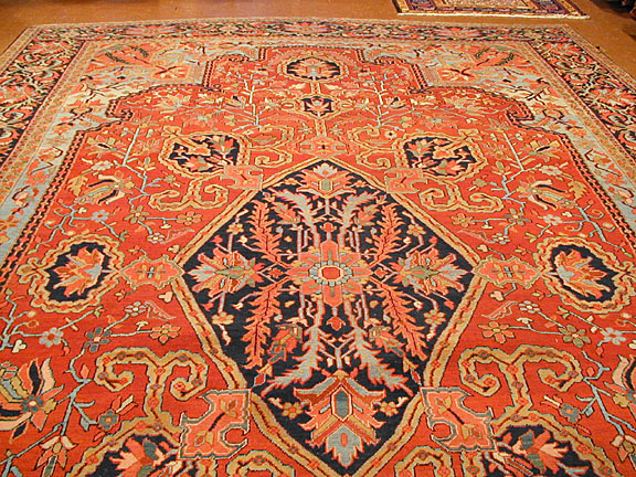 Antique heriz Carpet - # 5442
