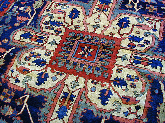 Antique heriz Carpet - # 5447