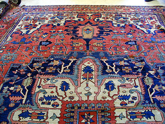 Antique heriz Carpet - # 5447