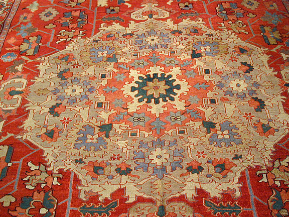 Antique heriz Carpet - # 5491