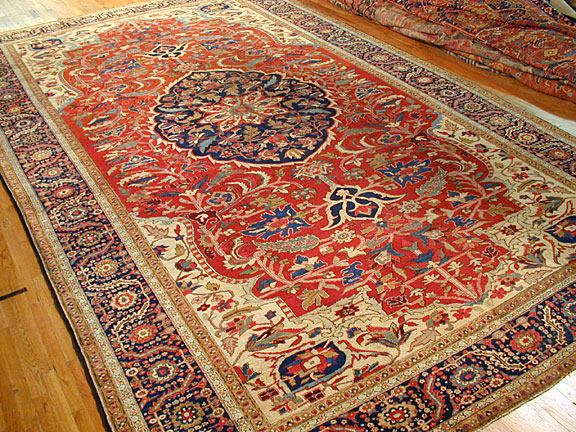 Antique heriz Carpet - # 5554