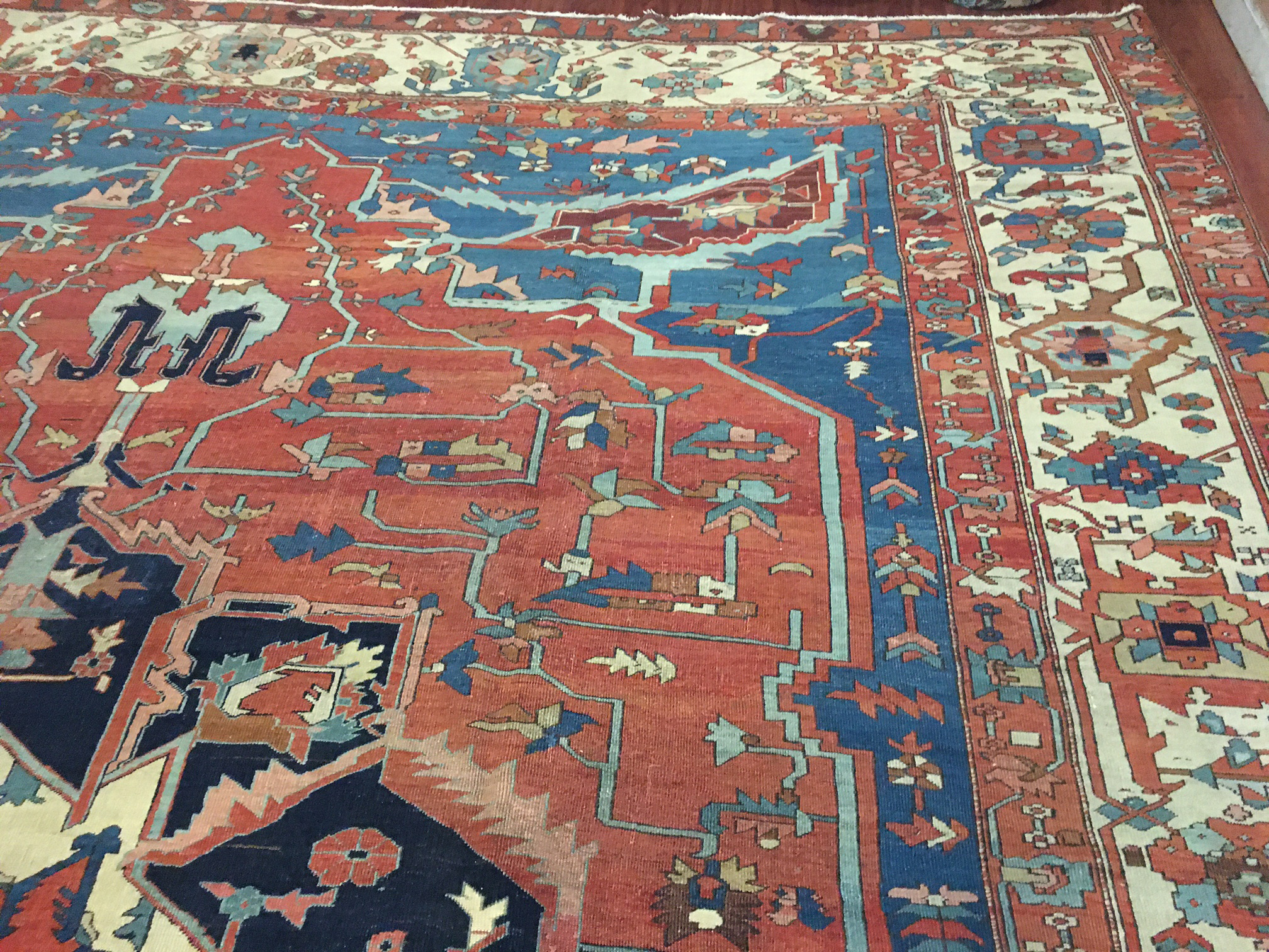 Antique heriz Carpet - # 55592