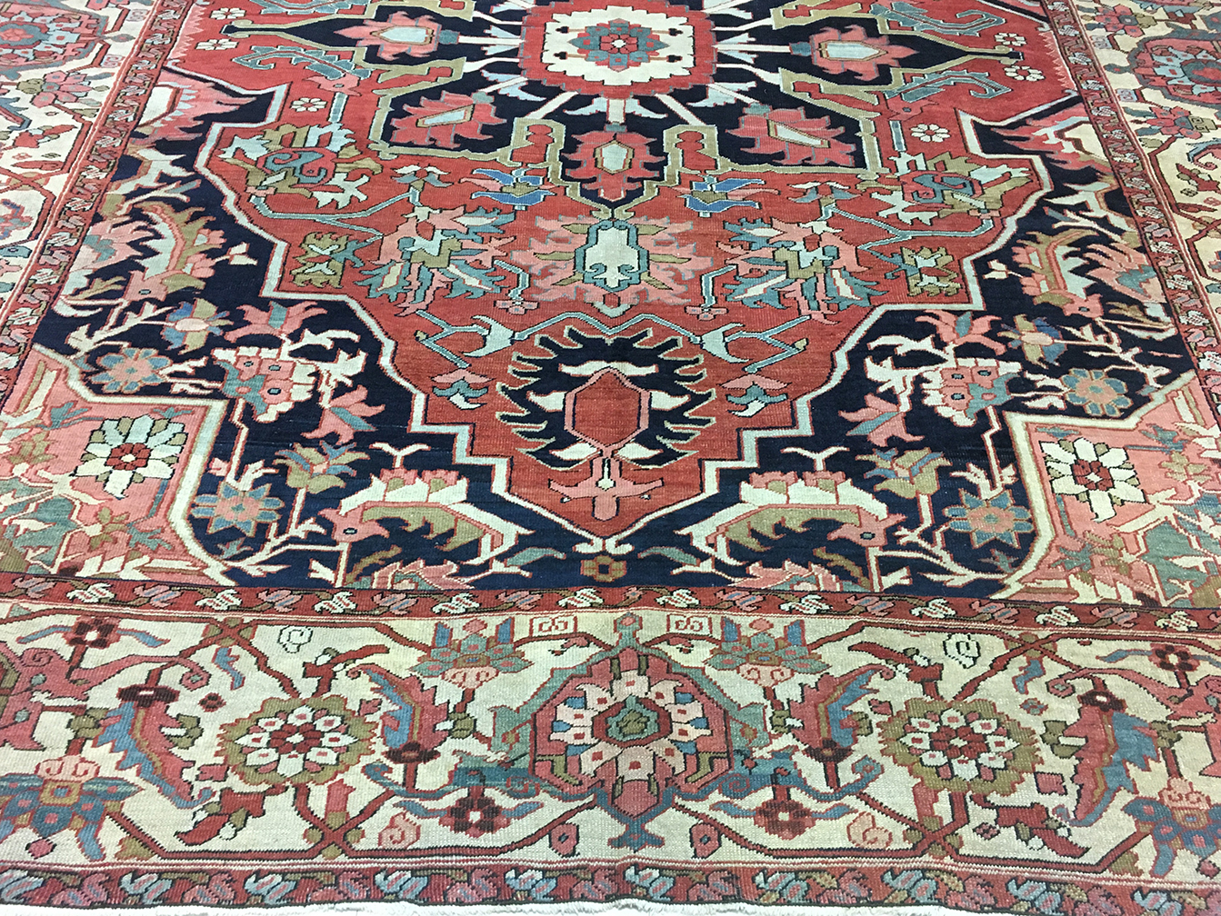 Antique heriz Carpet - # 55691
