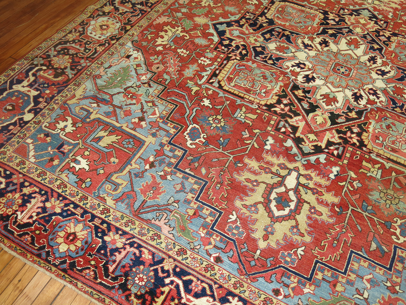 Antique heriz Carpet - # 55704