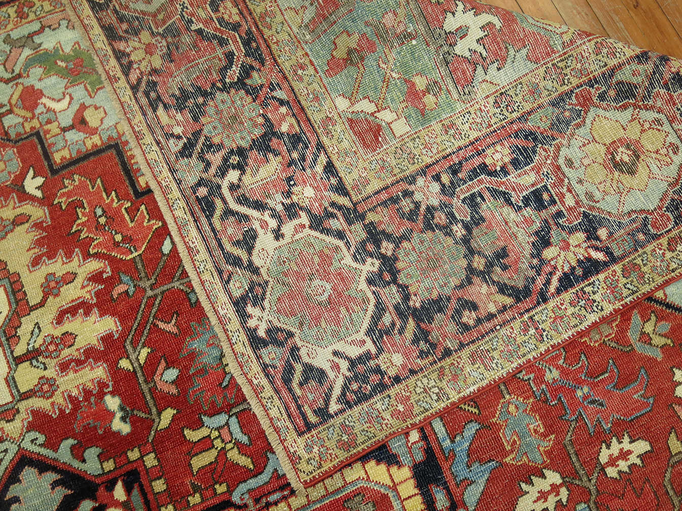 Antique heriz Carpet - # 55704