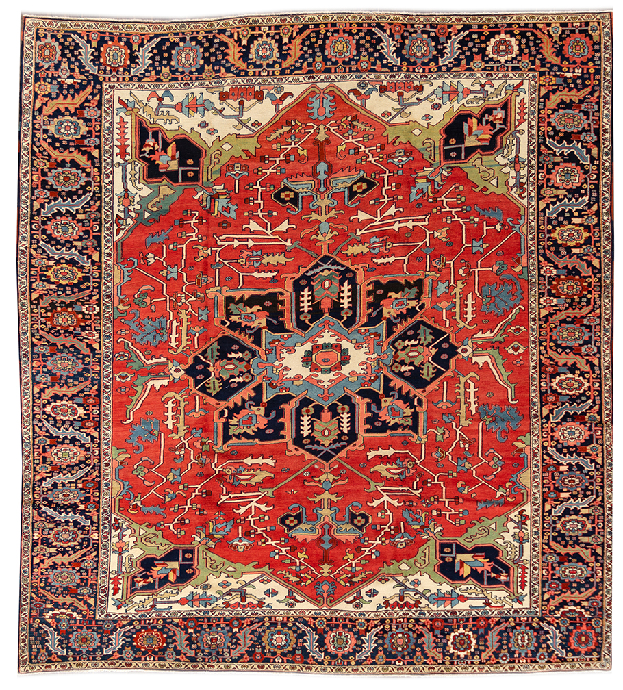 Antique heriz Carpet - # 55706