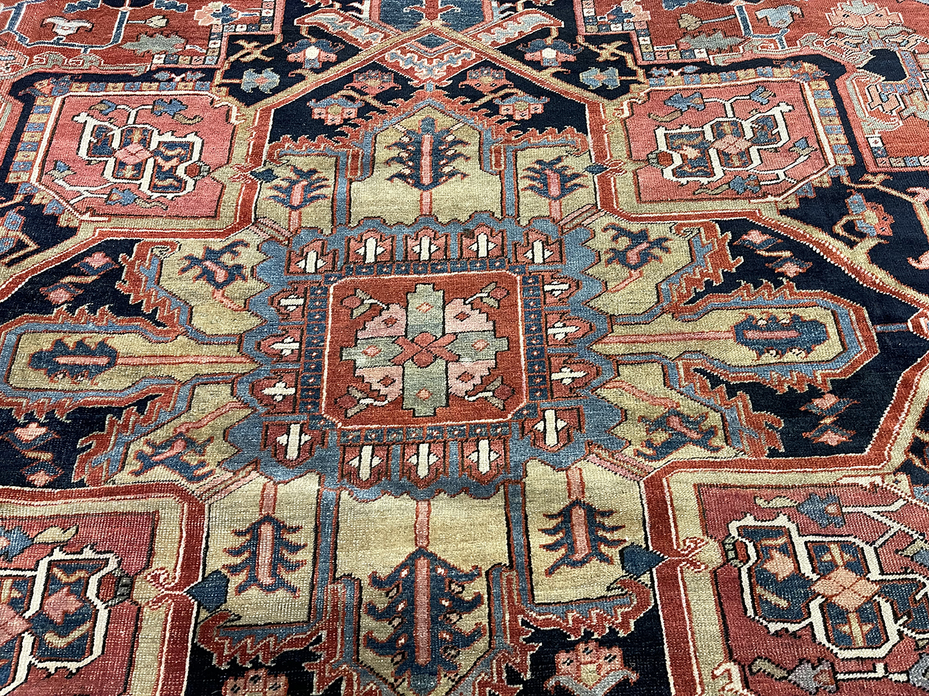 Antique heriz Carpet - # 56538