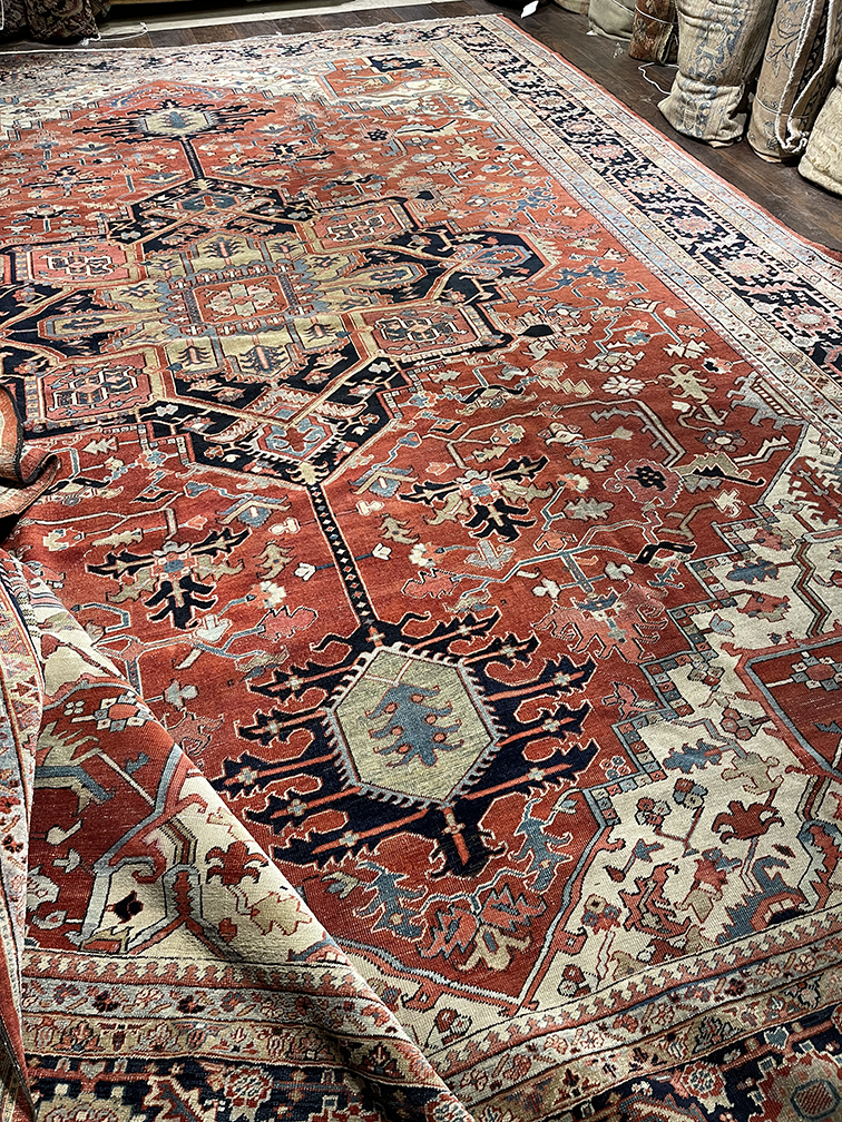 Antique heriz Carpet - # 56538