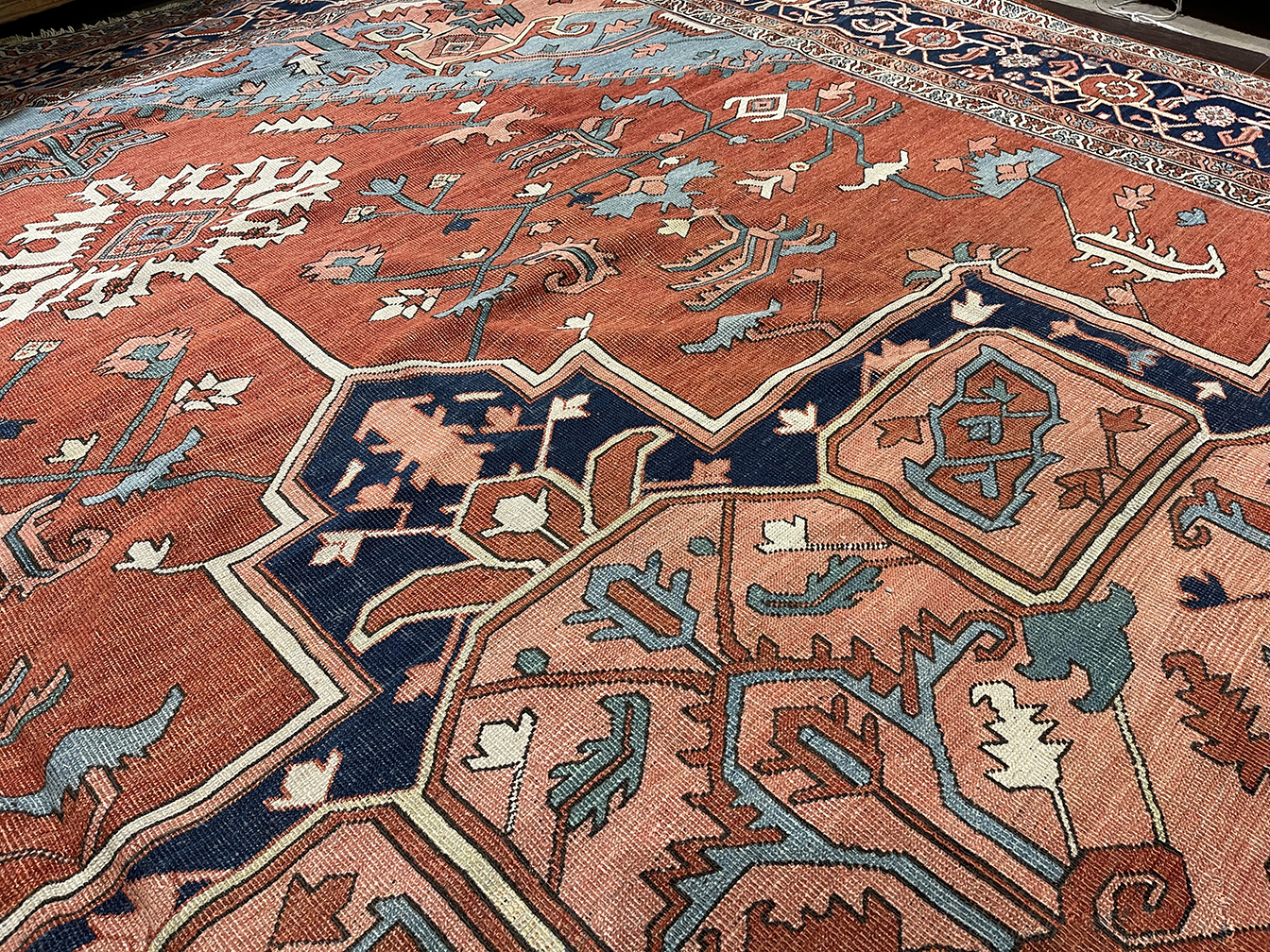 Antique heriz Carpet - # 56596