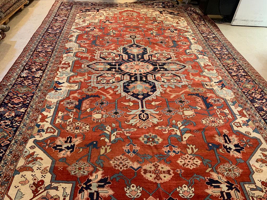 Antique heriz Carpet - # 56725