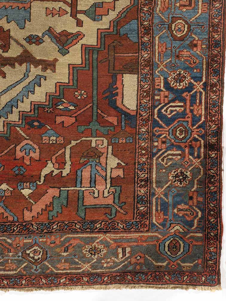 Antique heriz Carpet - # 56786