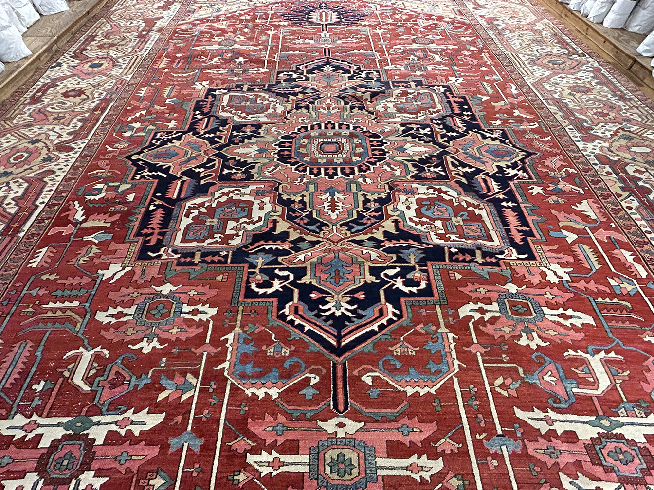 Antique heriz Carpet - # 56887