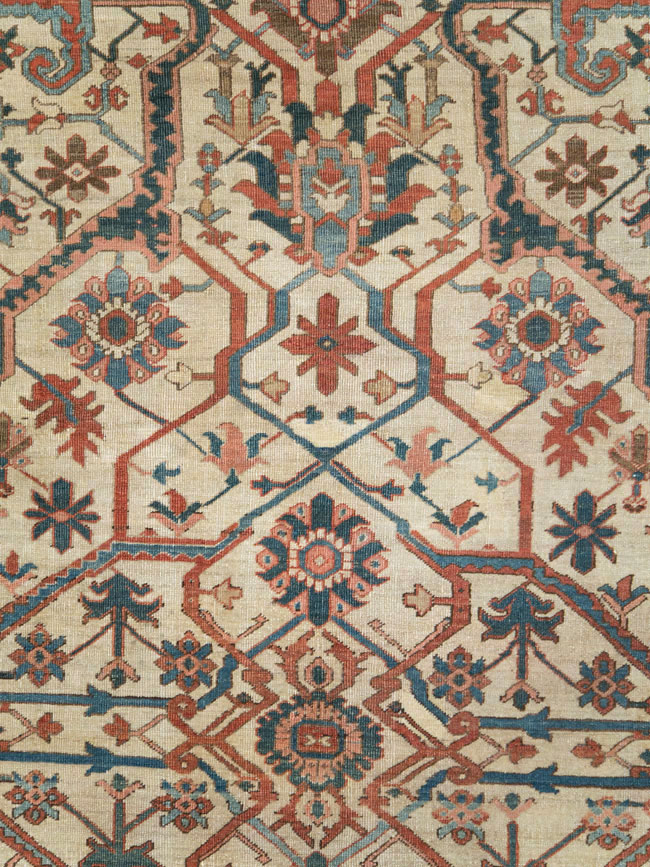 Antique heriz Carpet - # 57794